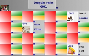 Flipchart : Irregular verbs beginning in B