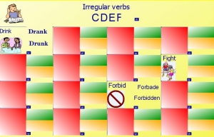 Flipchart : Irregular verbs beginning in B